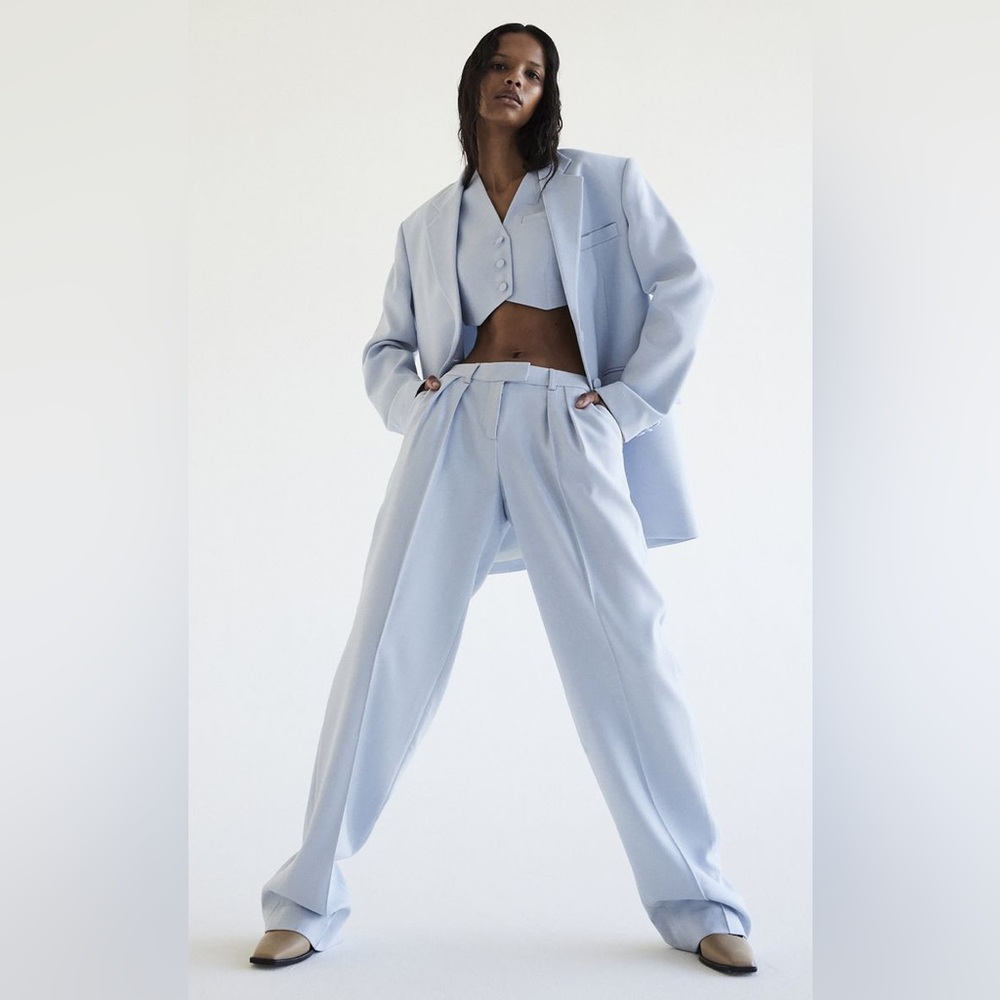 AYA MUSE Auri Baby Blue Trousers